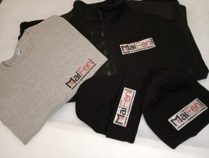 Ubrania firmowe z wyhaftowanym logo